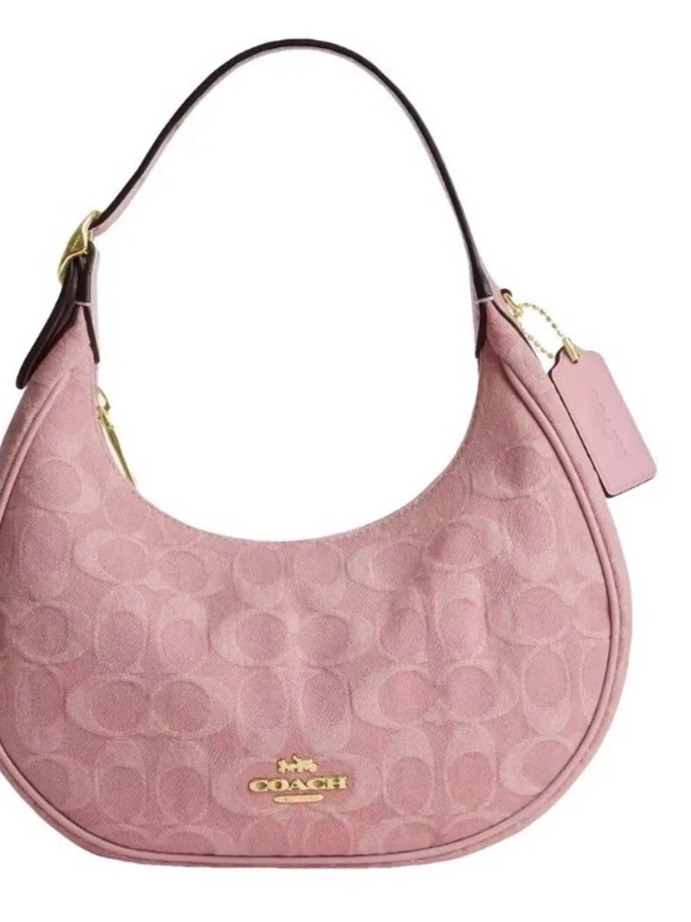 ✨ NWT | 100% Authentic Coach Emily Shoulder Bag in Signature Pink Denim✨